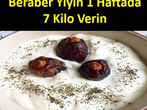 1 Haftada 7 Kilo Verdiren Hurma-Yoğurt İkilisi