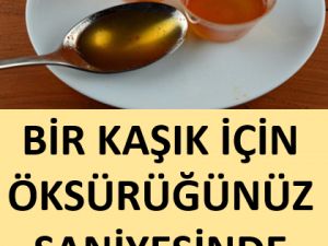 Bir Kaşık İçin Öksürüğünüz Saniyesinde Geçiyor