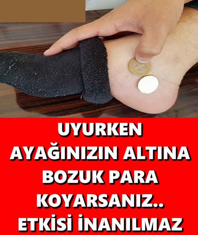 Uyurken Ayağınızın Altına Bozuk Para Koyarsanız Bakın Ne Oluyor..? galerisi resim 1
