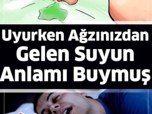 UYURKEN AĞZIMIZDAN NEDEN SU GELİR?