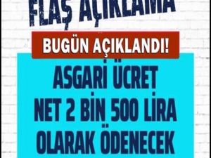 2020 Asgari ücretle ilgili yeni bir haber daha geldi