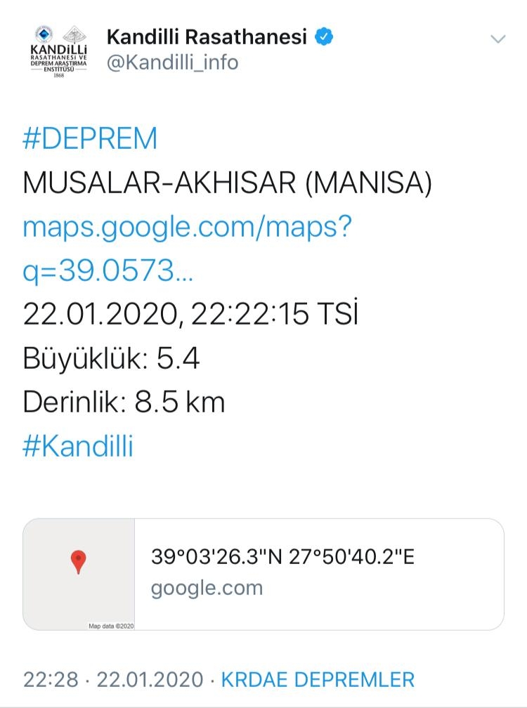 Kandilli Rasathanesi'nin son dakika verilerine göre Marmara Bölgesi galerisi resim 2