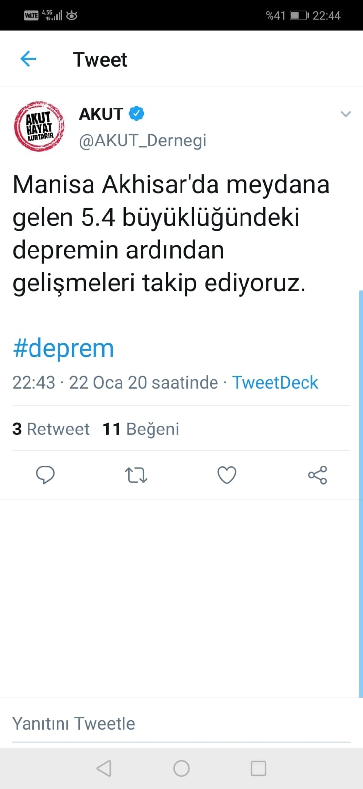 Kandilli Rasathanesi'nin son dakika verilerine göre Marmara Bölgesi galerisi resim 3