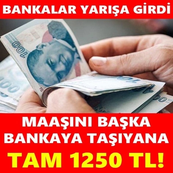 Tam 1.250 lira! İşte O Bankalar: galerisi resim 1
