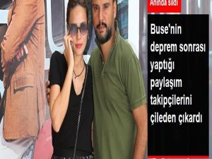Buse Varol, ülkenin Elazığ için ağladığı günde PAYLAŞIMI tepki çekti