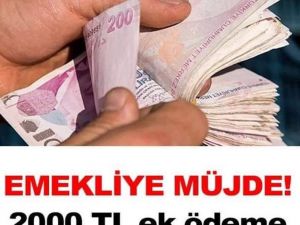 2000 TL EK ÖDEME İÇİN TARİHİ AÇIKLANDI