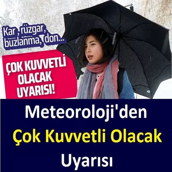 Meteoroloji'den Çok Kuvvetli Olacak Uyarısı galerisi resim 1