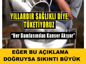 Yıllardır sağlıklı diye içiyoruz ama her damlasından kanser akıyor