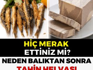 HİÇ MERAK ETTİNİZ Mİ? NEDEN BALIKTAN SONRA TAHİN HELVASI YENİR?