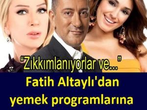 Fatih Altaylı'dan yemek programlarına çok ağır sözler