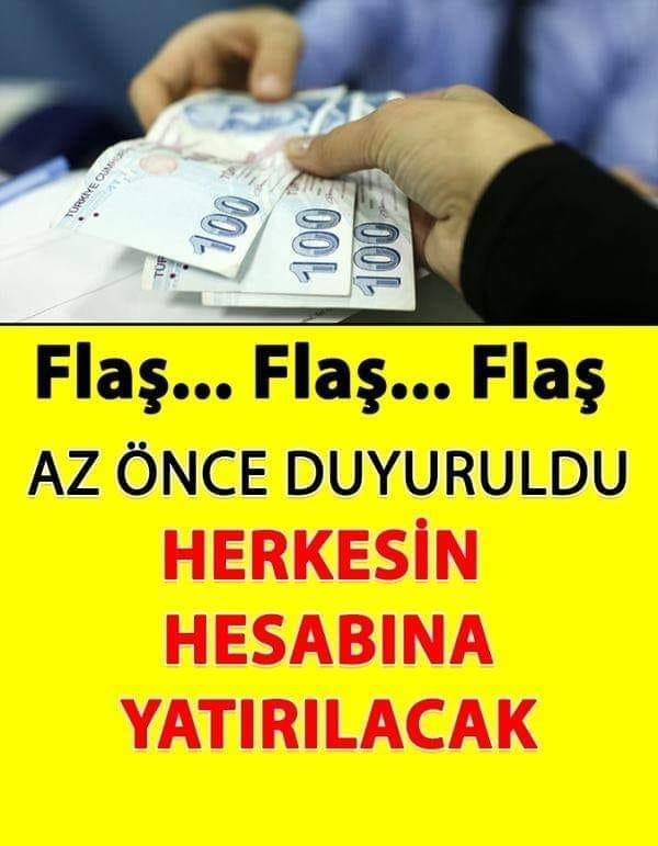 Az Önce Açıklandı Paralar Hesaplarına Yatırılacak galerisi resim 1