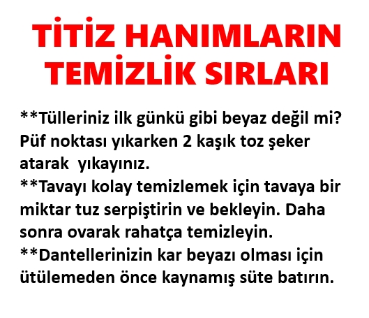 Temizlikte pratik bilgiler galerisi resim 1