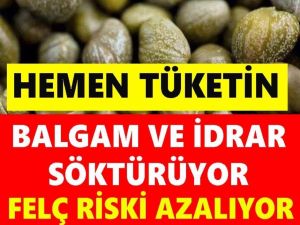 Balgam ve İdrarı Söktürüyor, Felç Riskini Azaltıyor, Gutu Yeniyor!
