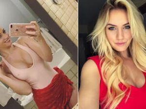 ABD'Lİ GOLFÇÜ PAİGE SPİRANAC'IN GÖĞÜS VURUŞU OLAY OLDU