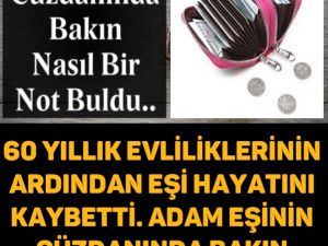 Adam Eşinin Cüzdanında Bakın Nasıl Bir Not Buldu;