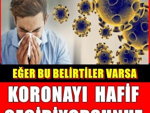 Bu Belirtiler Sizde de Varsa Koronayı Hafif Geçiriyorsunuz;