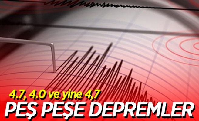 Peş peşe depremler! İşte büyüklükleri galerisi resim 1