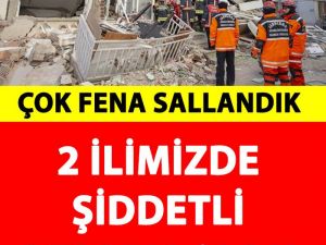 2 İlimizde Deprem Meydana Geldi