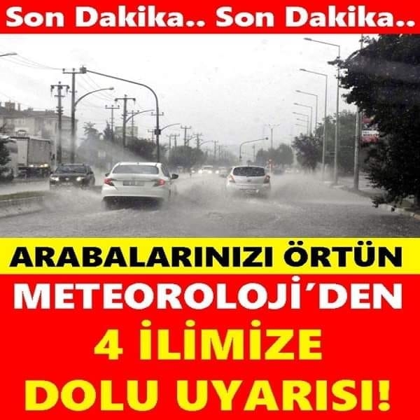 Meteoroloji'den 4 İlimize Uyarı galerisi resim 1