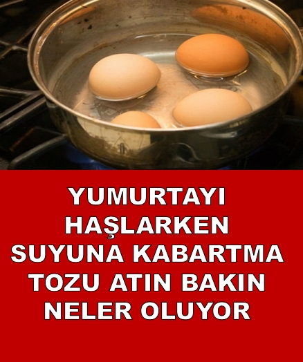 Yumurtayı Haşlarken Suyuna Kabartma Tozu Ekleyin galerisi resim 1