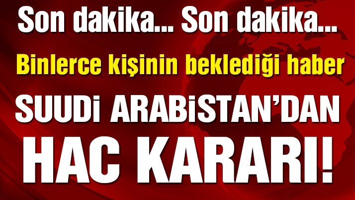 Suudi Arabistan’dan hac kararı galerisi resim 2