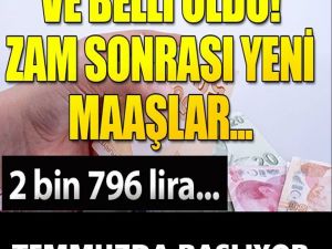 ZAM ORANI BELLİ OLDU