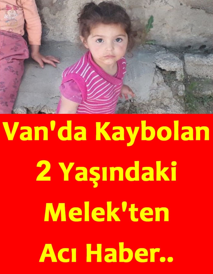Van'da kaybolan 2 yaşındaki Melek herkesi üzdü galerisi resim 1