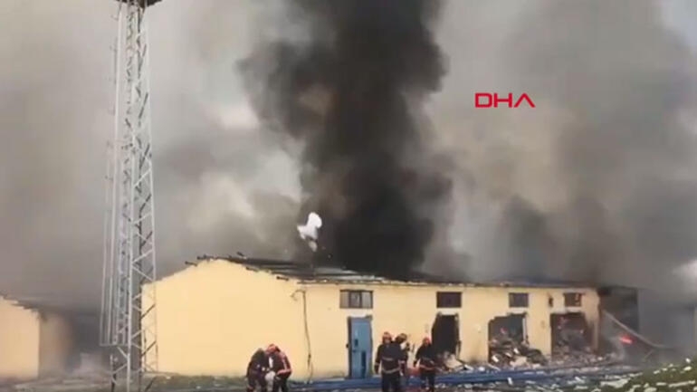 Sakarya Hendek'te havai fişek fabrikasında patlama galerisi resim 1