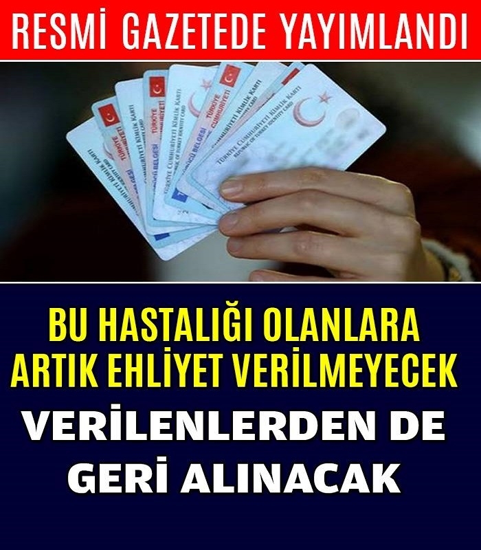 EHLİYETİ OLANLARA VE ALACAKLARA KÖTÜ HABER galerisi resim 1