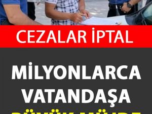 O cezalar İptal Edildi