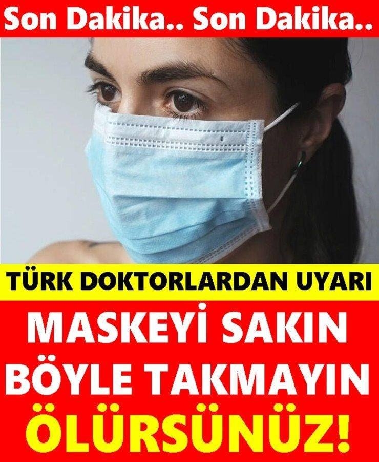 MASKEYİ SAKIN BÖYLE TAKMAYIN galerisi resim 1