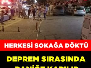 Depremde korkutan olay! 7. kattan atladı