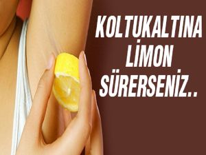 Koltuk Altınıza Limonu Sürünce O sorun geçer