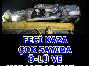 Feci kaza: 5 ö-l-ü, 2 yaralı
