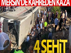 Mersin’de otobüs kazasından acı haber geldi! 4 şehidimiz var