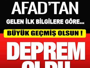 5,2 BÜYÜKLÜĞÜNDE DEPREM