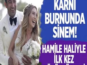 Hamile olan Sinem Kobal ilk kez görüntülendi