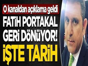 Fatih Portakal, Geri Mi Dönüyor