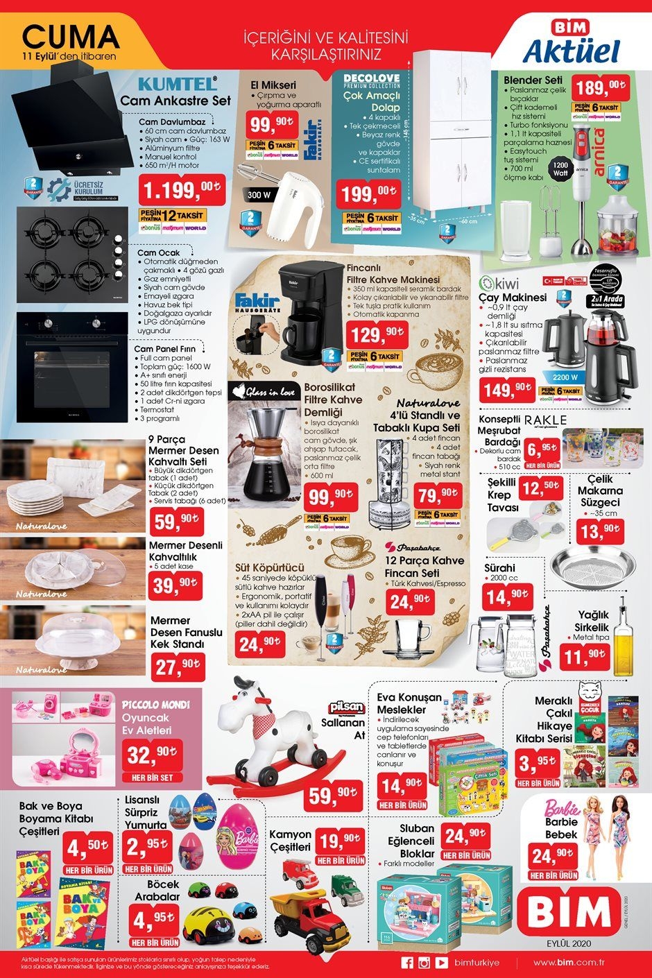 BİM 11 EYLÜL 2020 AKTÜEL ÜRÜNLER KATALOĞU galerisi resim 4