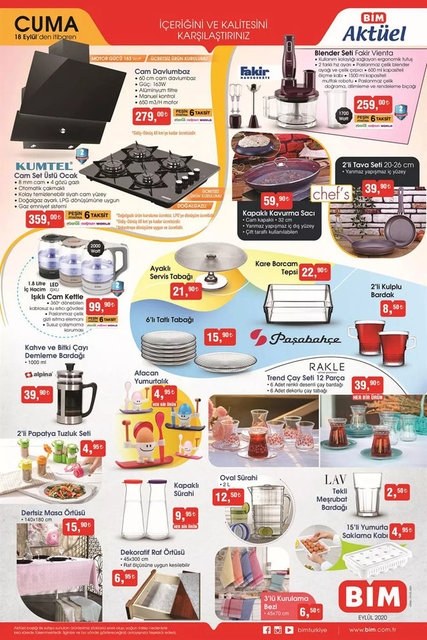Bim 18 Eylül 2020 Aktüel İndirimli Ürünler Kataloğu galerisi resim 2