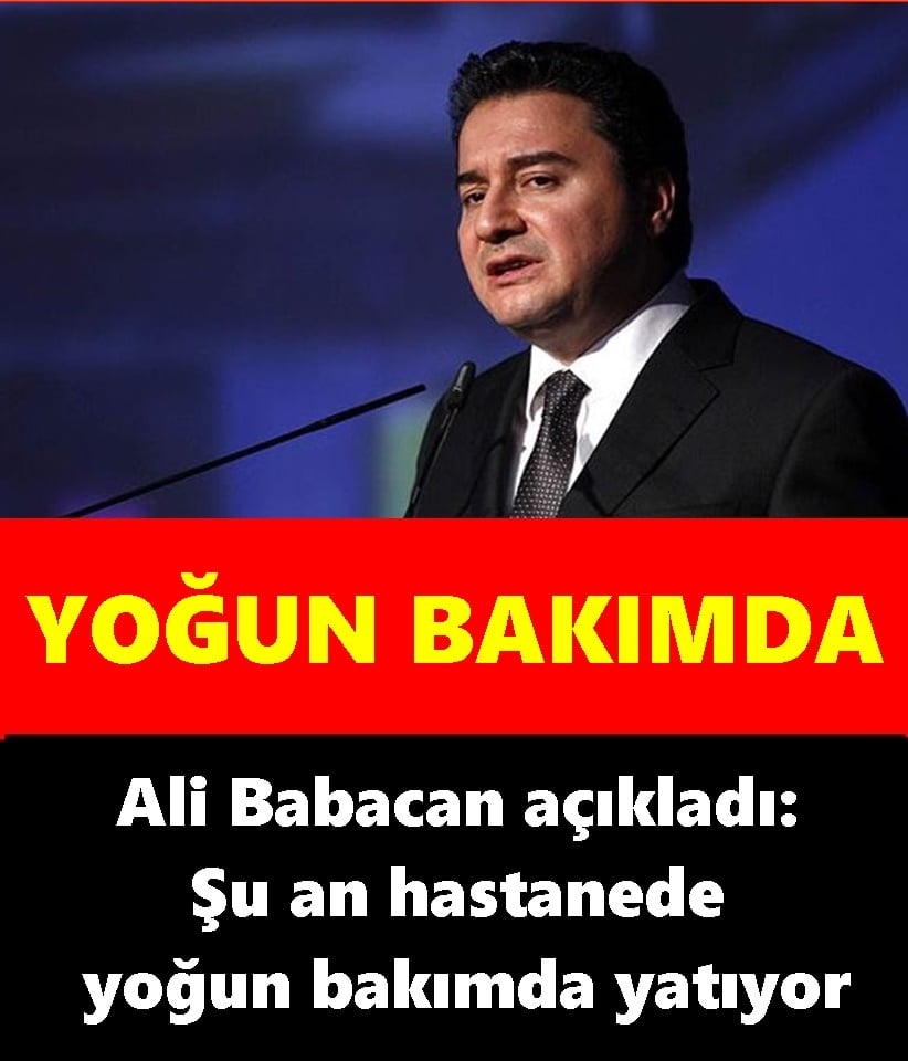 Yoğun Bakımda Olduğunu Açıkladı galerisi resim 1