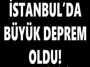 S0N DAKİKA İstanbul’da deprem oldu