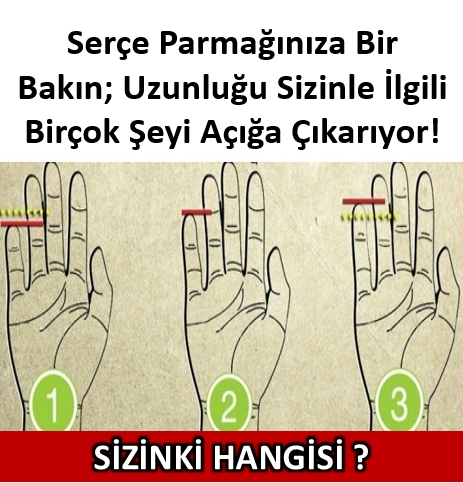 Serçe Parmağınıza Bir Bakın galerisi resim 1