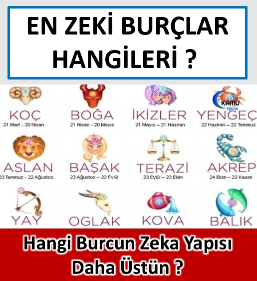 En Zeki Burçlar Hangileri Öğrenin galerisi resim 1