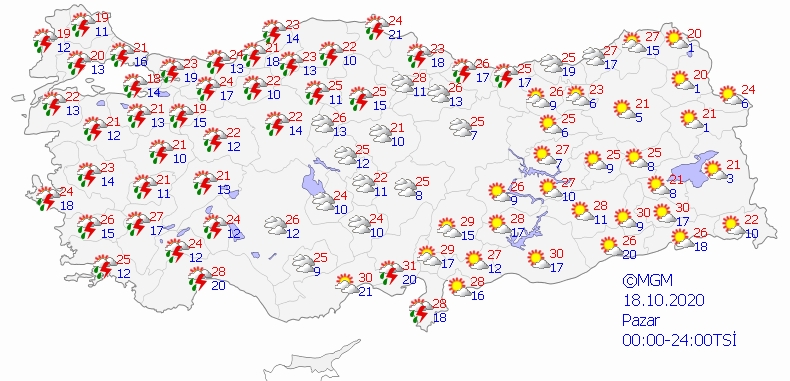 Hafta Sonuna Plan Yapmayın Meteoroloji Uyardı galerisi resim 5