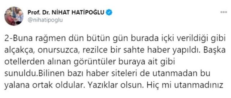 Nihat Hatipoğlu Otelde alkol Satışı ile ilgi konuştu galerisi resim 6