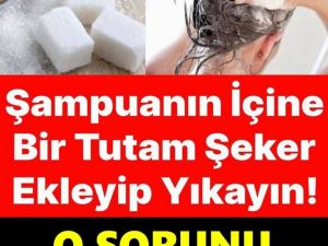 Şampuanın İçine Biraz Şeker Ekleyin
