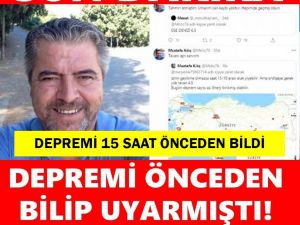 Ve şimdi yeniden uyardı.