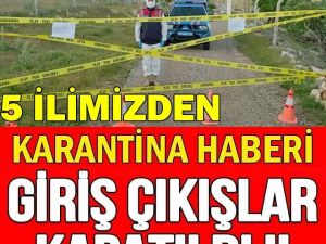 5 İlimizden Son Dakika Haberi
