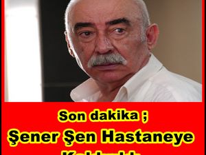 Şener Şen Hastaneye Kaldırıldı